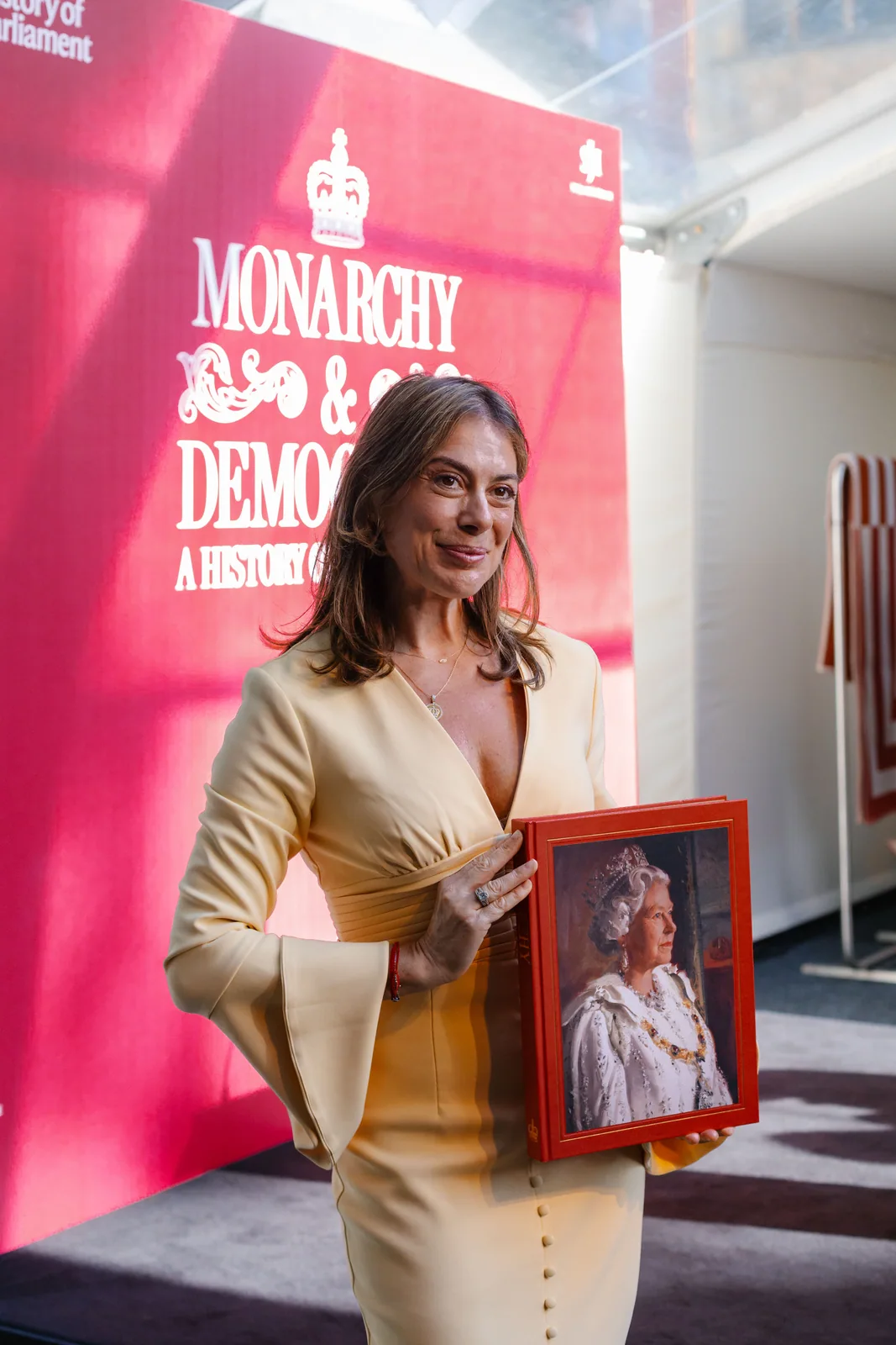 A guest at the Monarchy and Democracy launch