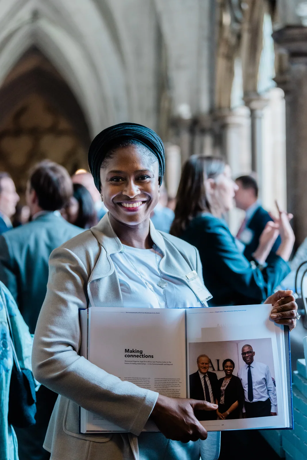 Guests at a Commonwealth celebration